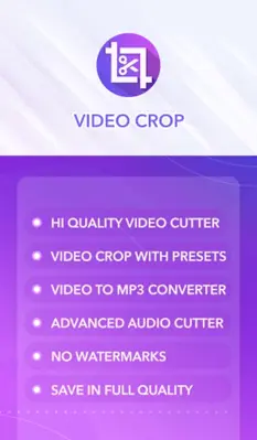 Video Crop & Trim (Video Cut) android App screenshot 4